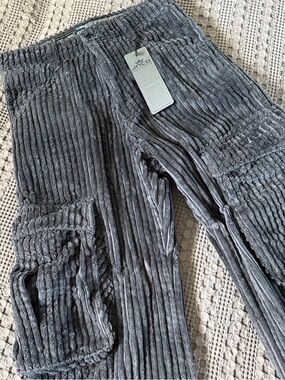JNCO Legacy Cargo Y2K 2-wale Corduroy Wide Leg Pants